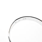 Image 4 of Silver ring with diagonal relief