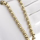 Image 8 of Golden jasseron link necklace.