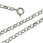 Image 2 of Silver long jasseron necklace | 67 cm