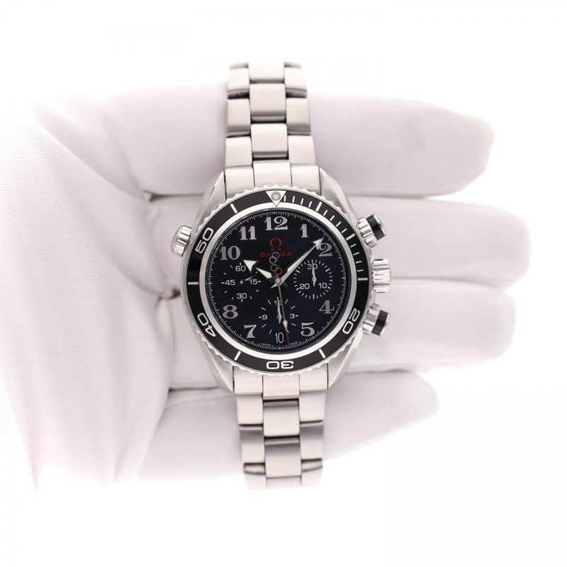 Image 12 of Omega Seamaster Planet Ocean Olympic Chronograph 37.5mm