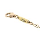 Image 12 of 18-karat gold jasseron necklace with a fixed rose quartz pendant; 38.5 cm - 43.5 cm | Tirisi