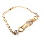 Image 2 of Vintage gold bracelet with diamond 0.28