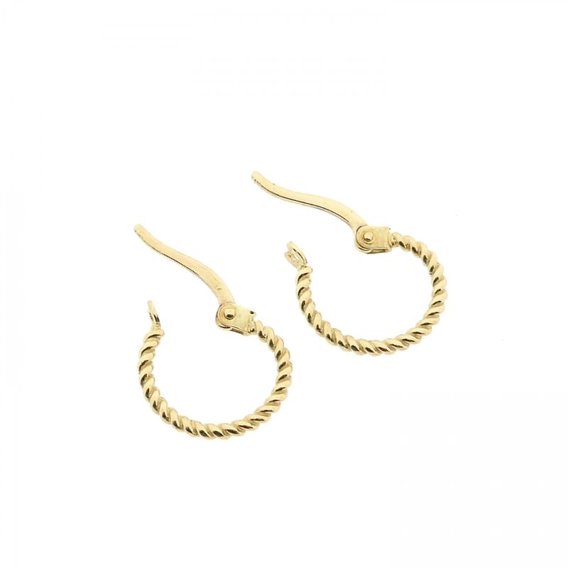 Image 6 of Gold twisted earrings