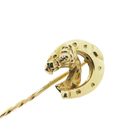 Image 7 of Gold lapel pin, tie pin | Horse and horseshoe
