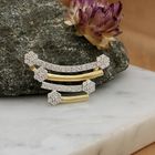 Image 10 of Golden fantasy pendant with zirconia; Altinbas