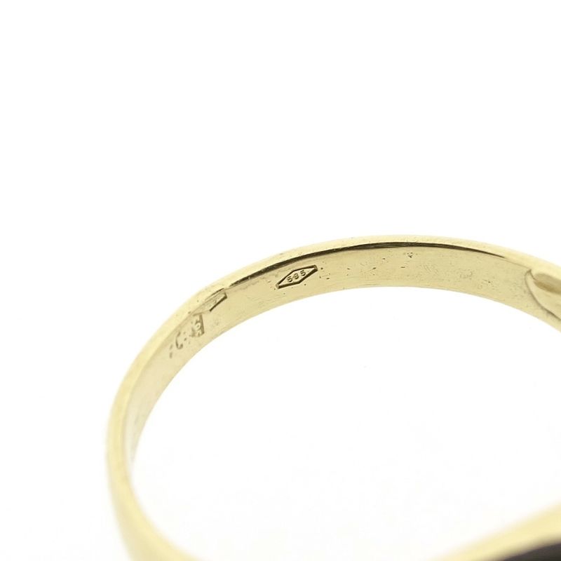 Image 5 of Gold croissant ring