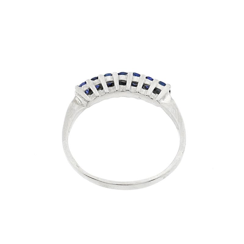 Image 6 of White gold ring with sapphire