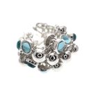 Image 2 of Silver fantasy ring with charms; aqua | ESPRIT
