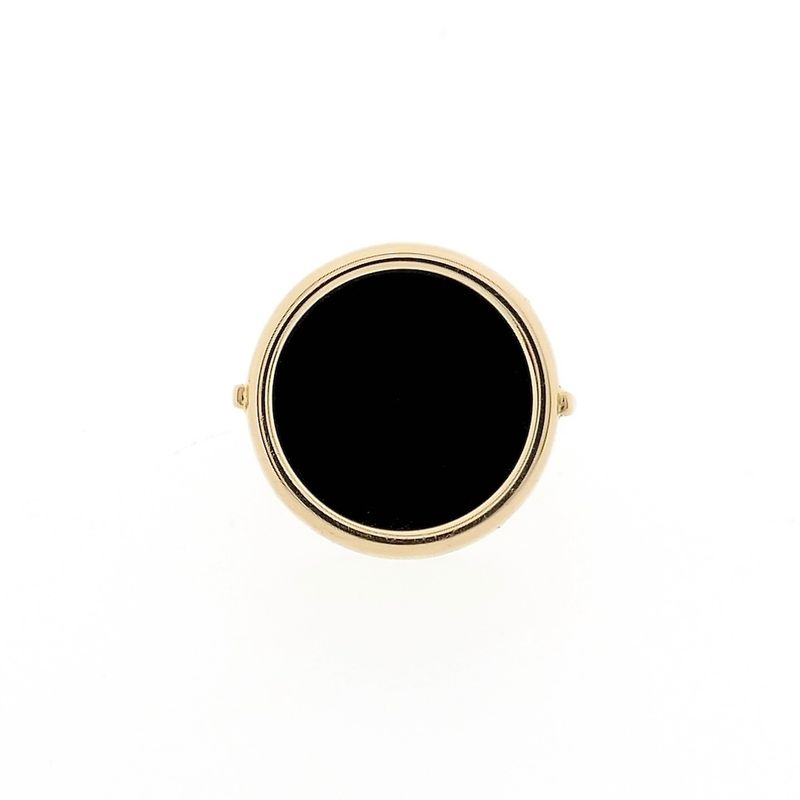 Image 5 of Rose gold ring with onyx