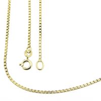 Long gold Venetian link chain