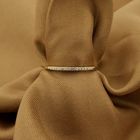 Image 2 of Gold ring/sliding ring with diamond | 0.085 ct.