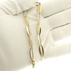 Image 9 of Two-tone gold fantasy link bracelet | 20 cm