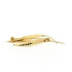 Image 6 of Gold feather brooch | Vintage