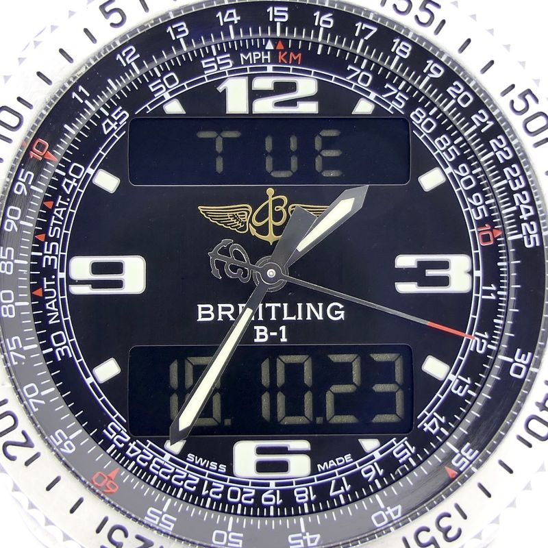 Image 11 of Breitling B-1 A68362; Analog/digital men's pilot's watch