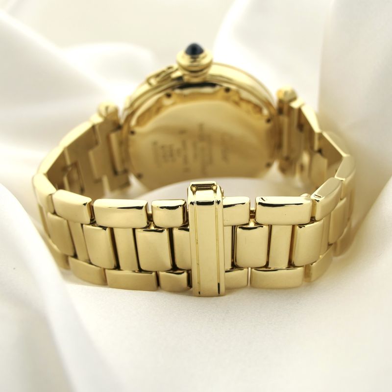 Image 13 of Cartier Pasha Automatic 1987; 18k Gold Watch