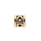 Image 3 of Pandora Charm; Gold; Circles Border Link