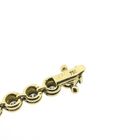 Image 7 of 18K gold tennis bracelet with diamond; 2.57 ct. | 18 cm