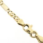 Image 4 of Two-tone gold Figaro link bracelet | 18.5 cm