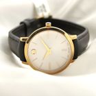 Image 15 of Movado Ulta Slim; Gold-plated women's watch with white dial; 0607096