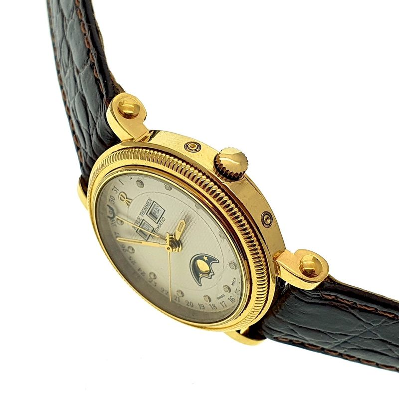 Image 5 of Revue Thommen Triple-calendar; Automatic men's watch with moon phase