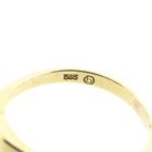 Image 8 of Golden solitaire ring with diamond; 0.11 ct.