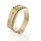 Image 4 of Two-tone gold fantasy link bracelet; Men | 21 cm