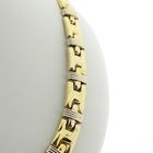 Image 2 of Two-tone gold fantasy link necklace