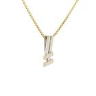 Image 4 of White gold pendant with diamond | 0.03 ct.