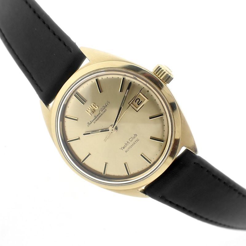 Image 7 of IWC Schaffhausen Yacht Club; Vintage 18k. watch