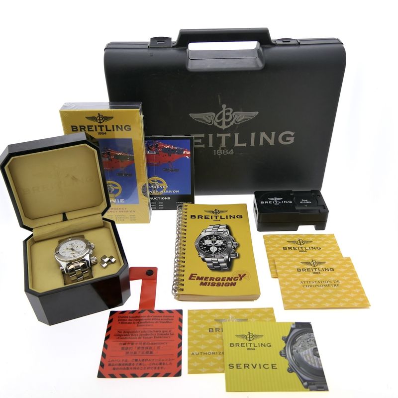 Image 4 of Breitling Emergency Mission A73321; Chronograph men's watch with emergency transmitter