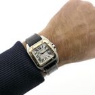 Image 9 of Cartier Santos 100 'Medium' Automatic 2878; 18k rose gold/steel watch