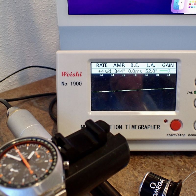 Image 10 of Omega Speedmaster Mark II; Chronograph men's watch