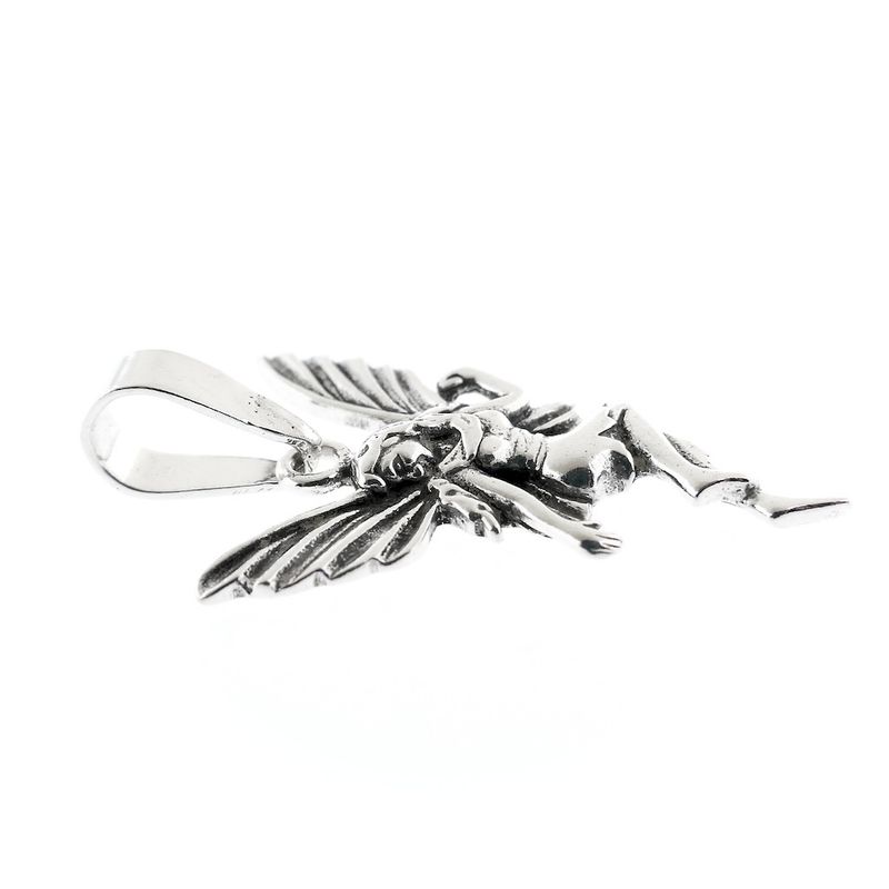 Image 1 of Silver pendant of a fairy