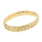 Image 5 of Vintage gold slave bracelet with engravings; Size M