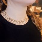 Image 2 of Gold Cleopatra link necklace