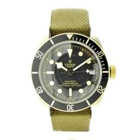 Tudor Black Bay; Gold/steel men's watch
