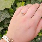 Image 4 of Gold solitaire ring with Bolshevik diamond