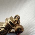 Image 4 of Antique garnet bead necklace with gold clasp