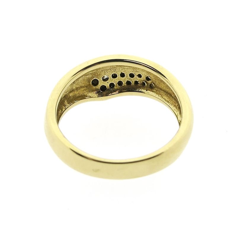 Image 6 of Gold ring with diamond; 0.25 ct.