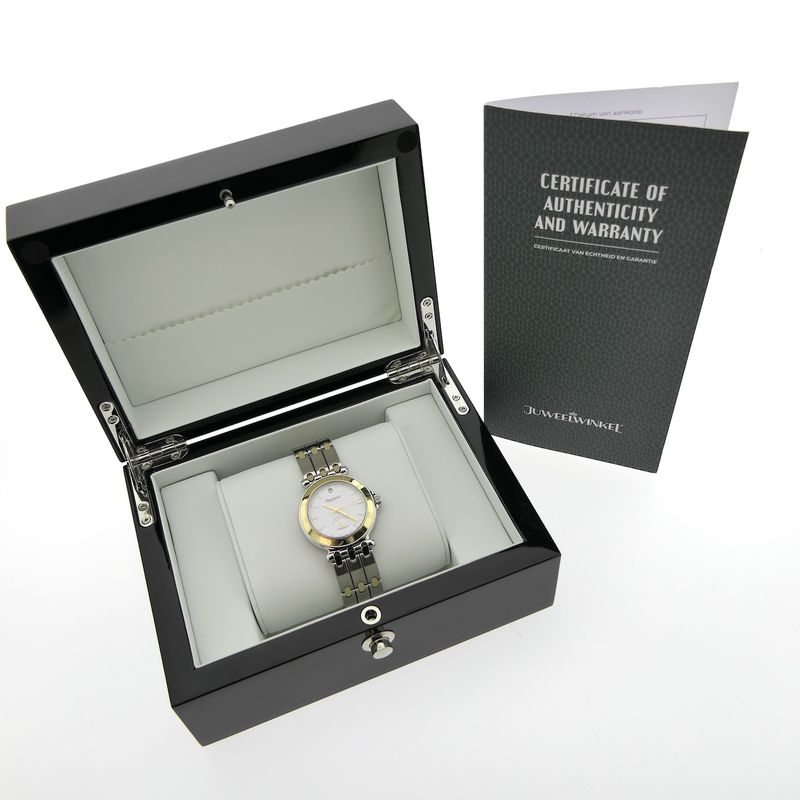 Image 4 of Pequignet Moorea 'Power Reserve'; Automatic gold/steel watch