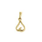 Image 4 of Gold subtle pendant with zirconia