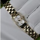 Image 11 of Baume & Mercier Hampton Milleis 65370; 18k gold women's watch with diamonds