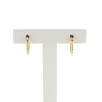 Gold twisted earrings