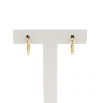 Image 1 of Gold twisted earrings