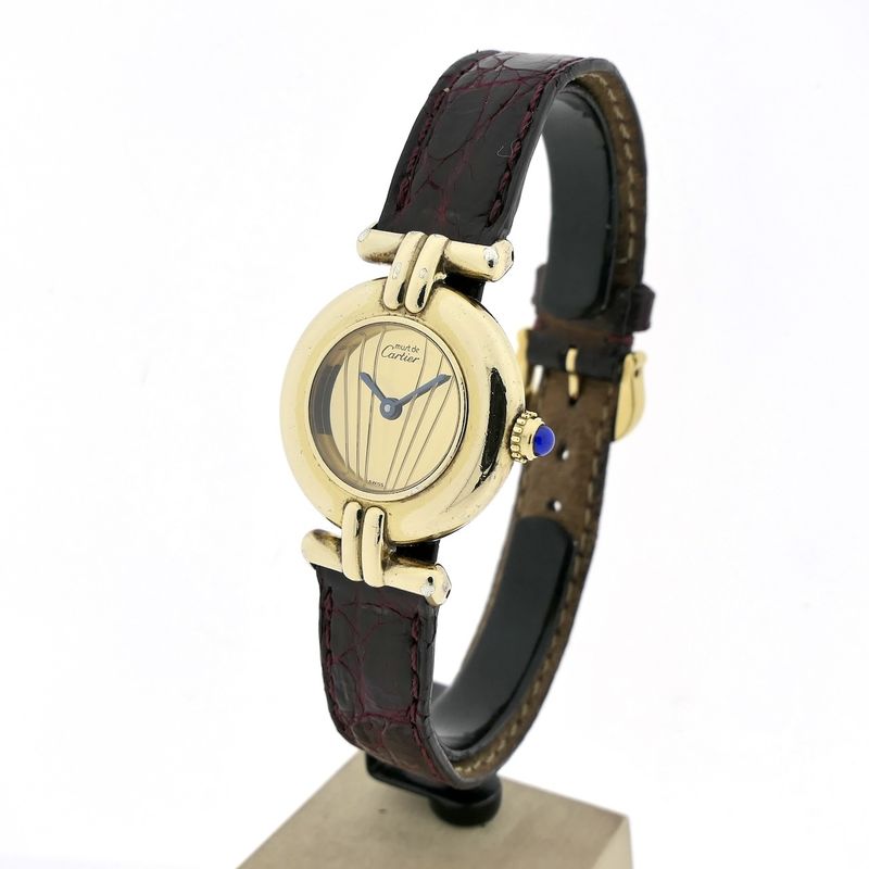 Image 2 of Cartier Colisee Vermeil 590002; Ladies watch