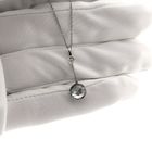 Image 4 of White gold necklace with pendant; Amsterdam rose diamond; 0.50 ct. | 45.5 cm