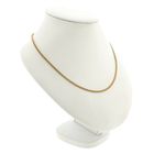 Image 7 of Gold flat gourmet link chain