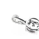 Image 7 of 18 carat white gold pendant with diamond | 0.12 ct.