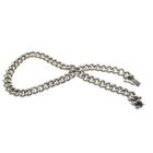 Image 5 of Silver gourmet link bracelet