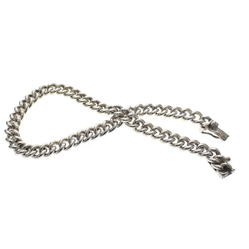 Image 5 of Silver gourmet link bracelet